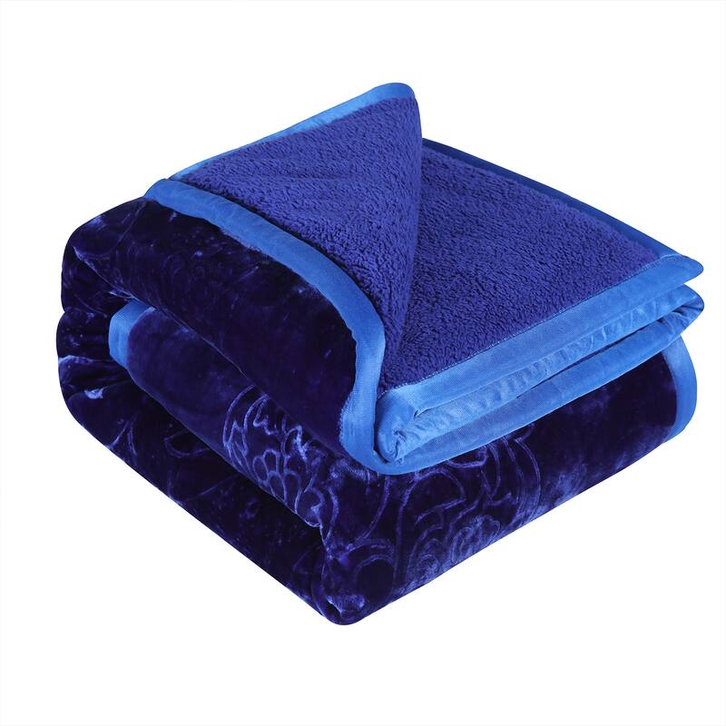 Fleece/ Sherpa Down Alternative 3-piece Comforter Set
