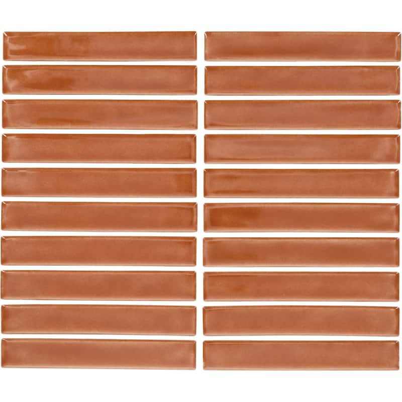 Daltile Artcrafted 1 x 6 Glazed Ceramic Mosaic Tile (10 PCS Per Carton) (10.00 SQFT Per Carton) - Cotto