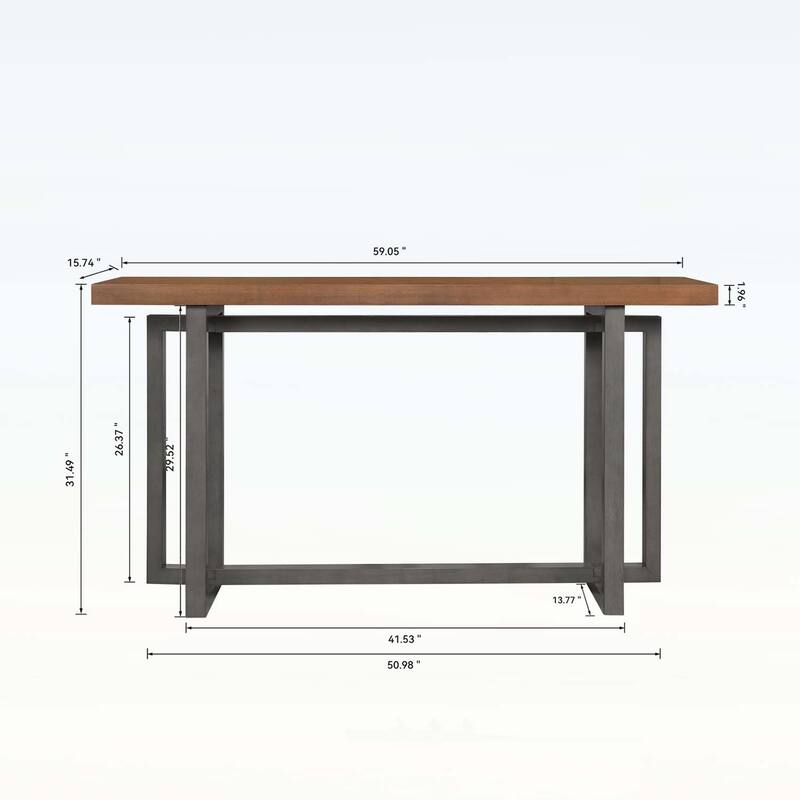 Console Table with Space-Saving Design,for Hallway and Living Room
