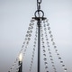 preview thumbnail 4 of 4, Mid-century Modern Farmhouse 6-Lights French Country Chandelier For Dining Room - 35 inches