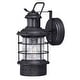 preview thumbnail 1 of 9, Vaxcel Hyannis Dualux 5.5" Outdoor Wall Light Textured Black - 5.5-in W x 12-in H x 7.5-in D Textured Black - 5.5-in W x 12-in H x 7.5-in D