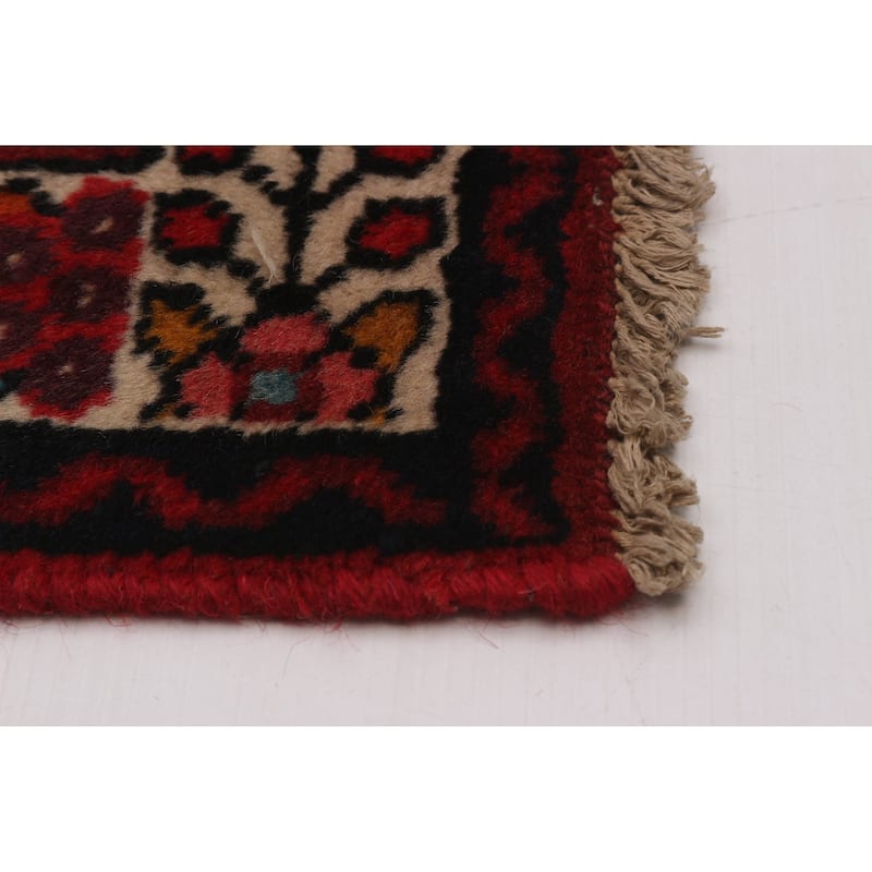 ECARPETGALLERY Hand-knotted Andelz Red Wool Rug - 3'5 x 5'1