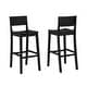 preview thumbnail 14 of 34, Linon Dahlia Armless Barstool Set of 2