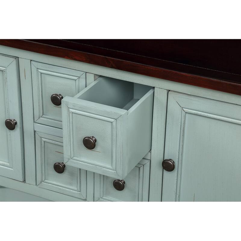 Sideboard Console Table with Bottom Shelf