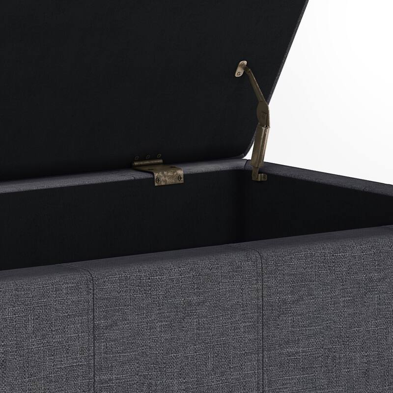 WYNDENHALL Lancaster 36 inch Wide Contemporary Rectangle Storage Ottoman