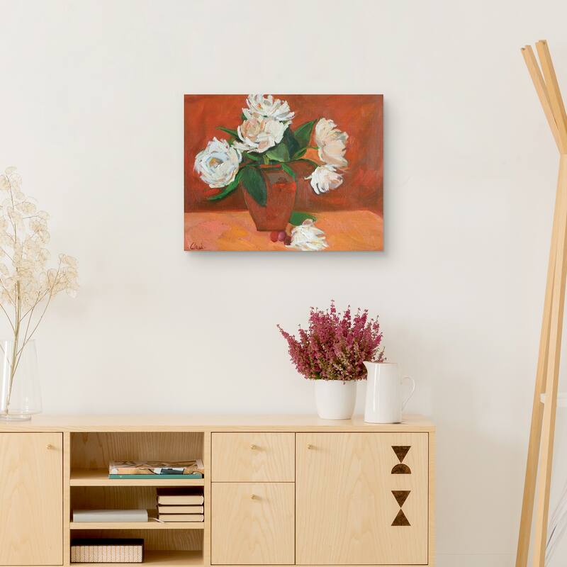 Glowing Petals by Alexi Fine Canvas Art Print