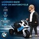 preview thumbnail 3 of 6, Electric Motorcycle with Headlights, Music, Faux Leather Seat, Ages 18-36 Months