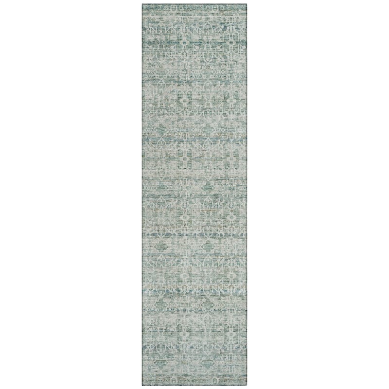 Machine Washable Indoor/Outdoor Traditional Harmony Chantille Rug