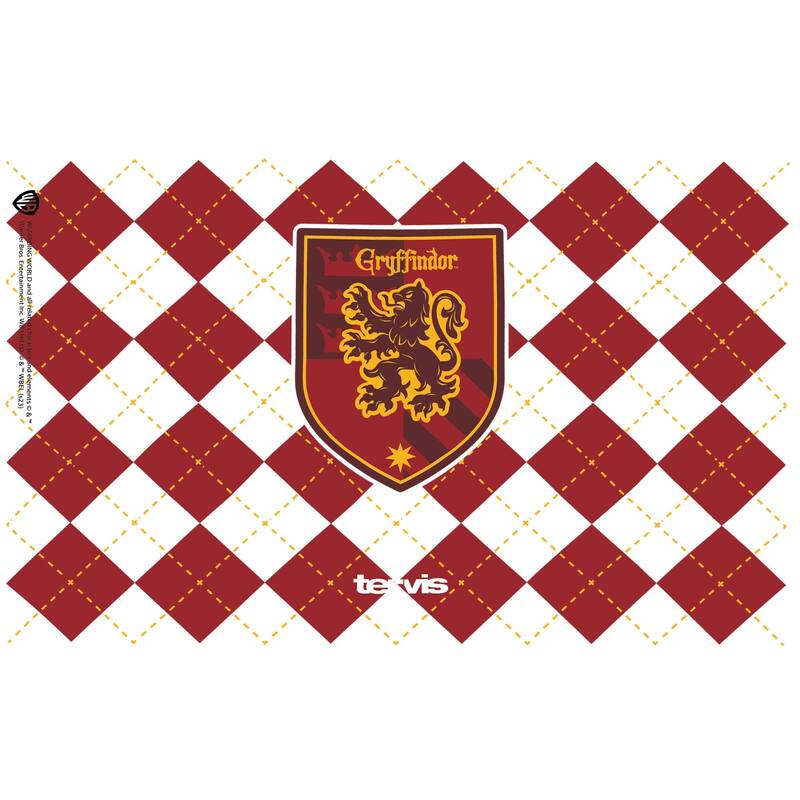 Tervis Harry Potter House Rules Collection Made in USA Double Walled Insulated Travel Tumbler, Gryffindor - 16oz - 4pk