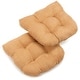 preview thumbnail 3 of 9, 19-inch U-Shaped Microsuede Chair Cushion (Set of 1, 2, or 4)