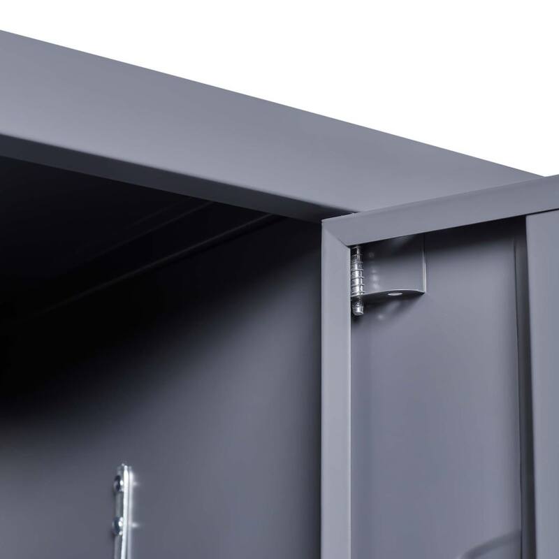 5 Door 66"H Metal Lockers With Lock for Employees Storage Locker Cabinet for Home Gym Office School Garage