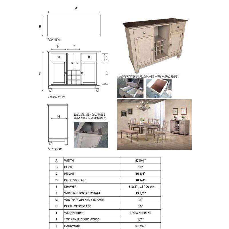 Sideboard Buffet Server