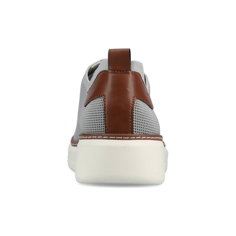 Vance Mens Norris Medium and Wide Width Lace-up Casual Knit Sneaker