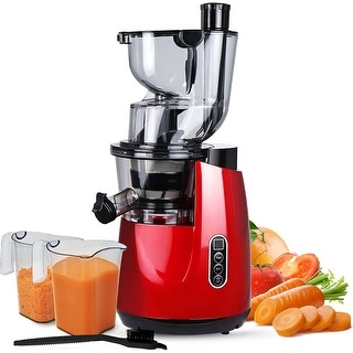 Cold Press Juicer Machine,Slow Juicer Cold Press; Wide Feed Chute, 200W ...