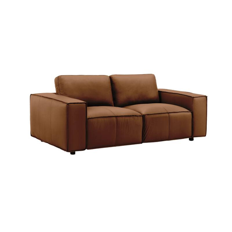 Clayton Top Grain Genuine Leather Loveseat, Sofa, or Living Room Set