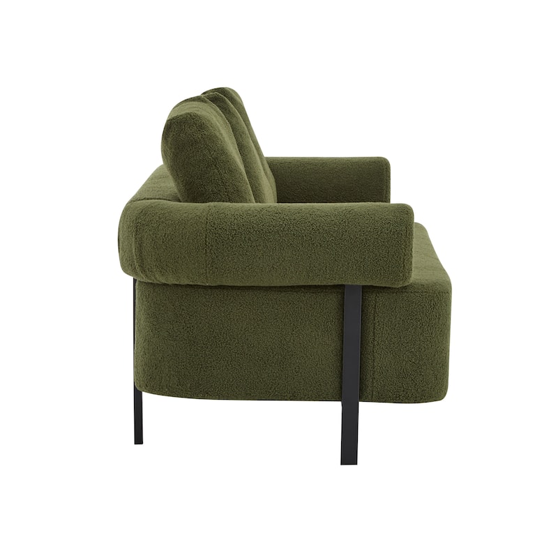 Roomfitters 78" Modern 3-Seater Sofa, Oversized Comfy Couch with 3 Plush Pillows for Living Room, Bedroom, Apartment