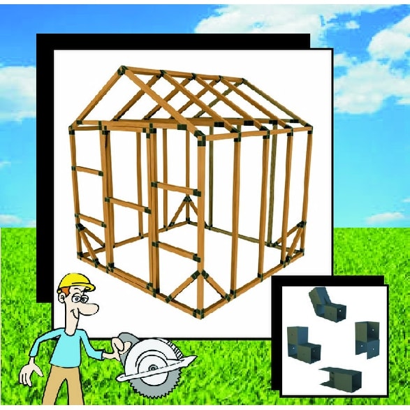 amazon.com : 10x20 e-z frame standard storage shed kit