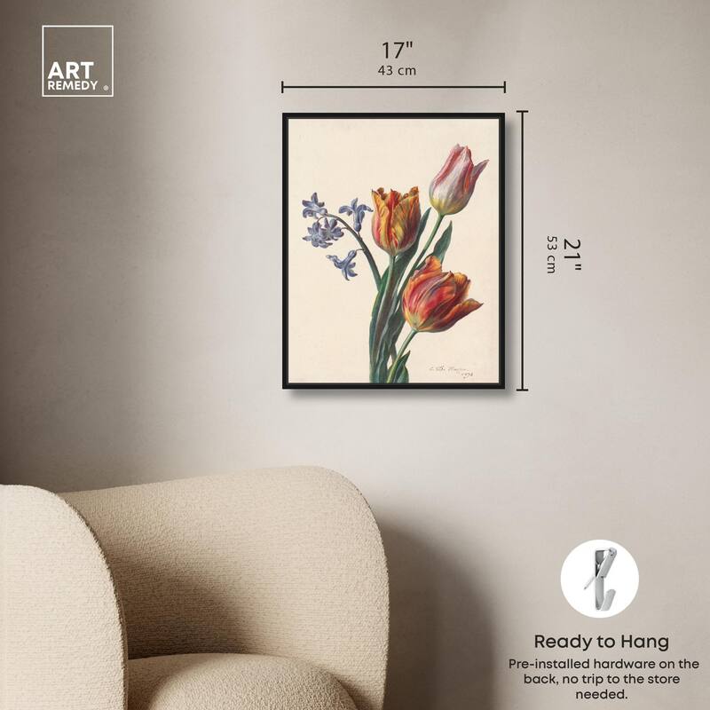 Tulips 1892 Canvas by Art Remedy