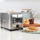 preview thumbnail 2 of 6, Kenmore 2-Slice Toaster, Stainless Steel, Extra Wide Slots, Bagel, Defrost, 9 Shade Settings