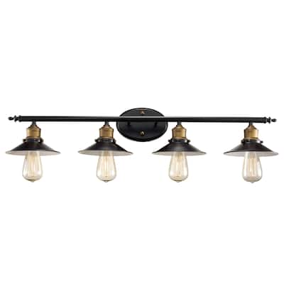 Trans Globe Lighting Griswald 4 Light 34" Wide Bathroom Vanity Light