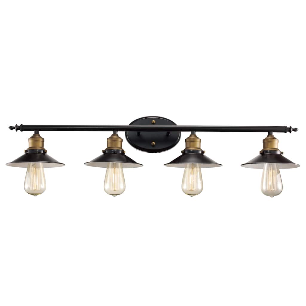 Trans Globe Lighting Griswald 4 Light 34" Wide Bathroom Vanity Light