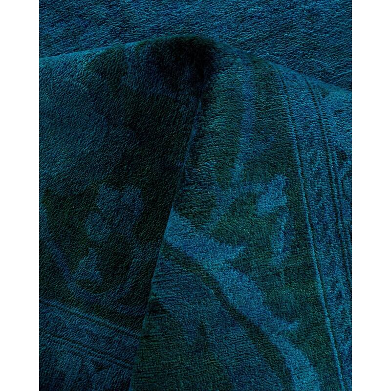 Vibrance One-of-a-Kind Hand-Knotted Area Rug - Blue, 12' 3" x 17' 10" - 12' 3" x 17' 10"