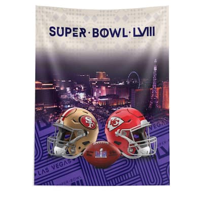 NFL Super Bowl SB58D Vegas Poster Wall Hanging - 50"x60"