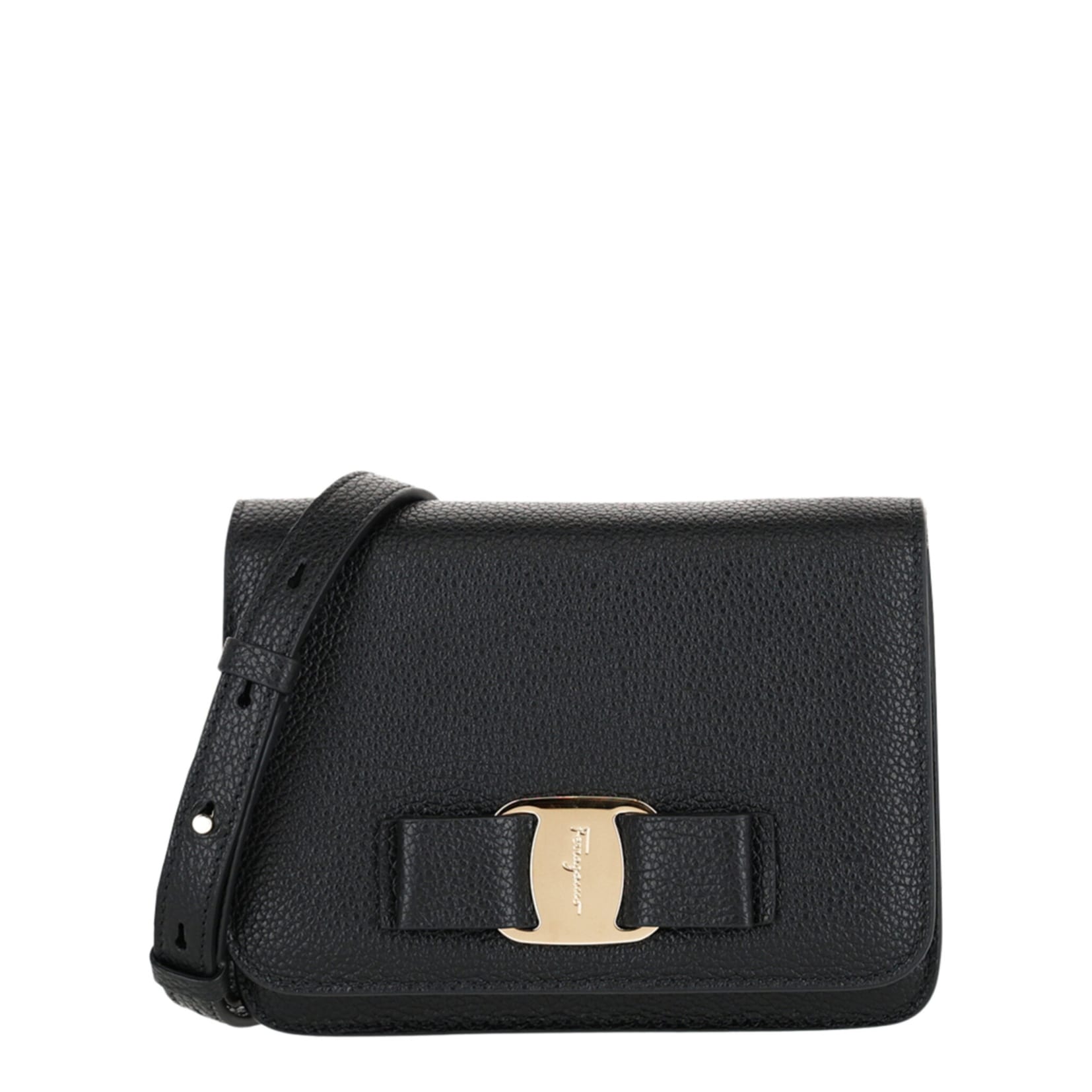 Ferragamo Vara Bow Crossbody Bag - Overstock - 43274794