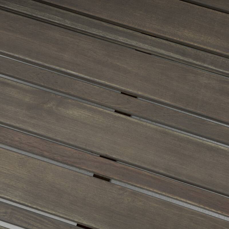 Oana Outdoor 6-seat Acacia Sectional Sofa / Club Chair Set by Christopher Knight Home