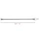 preview thumbnail 26 of 43, Utopia Alley Adjustable 72-Inch Shower Curtain Tension Rod - Rust-Proof Aluminum with Rubber End Cap, No Drill Installation