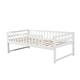 preview thumbnail 13 of 48, Twin-Over-Twin Bunk Bed with Trundle, Space-Saving Wooden Bunk Bed Frame for Twin Size Mattress (No Box Spring Needed)