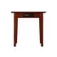 preview thumbnail 5 of 5, AFI Shaker Chair Side Table with Built-in Charger in Walnut
