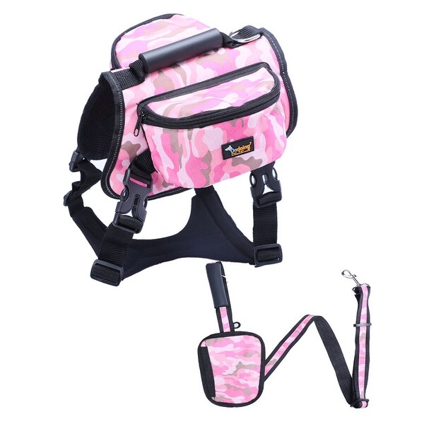 pink camping backpack
