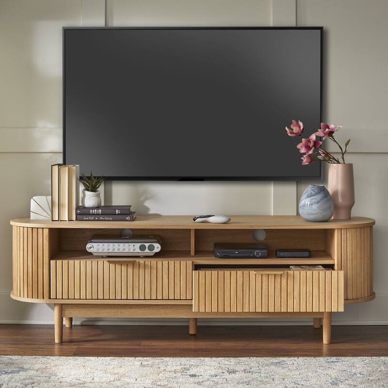 Lifestorey Kendrick Fluted TV Console