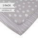 preview thumbnail 17 of 85, Ely's & Co. Baby Fitted Changing Pad Cover - Cradle Sheet Set - 2 Pack - 32" x 16"