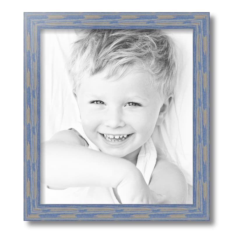 ArtToFrames Rustic Waves 14x16 Inch Picture Frame, 1.50 Inch Wood Poster Frame Available in Multiple Colors (56673-14x16)