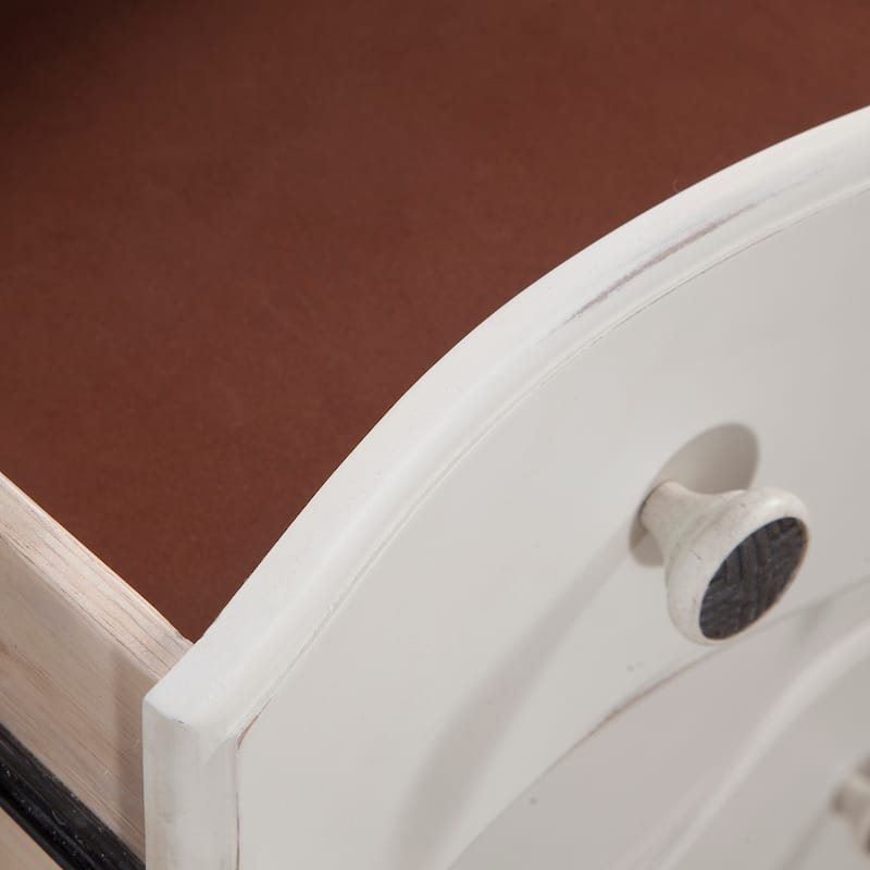 Roanoke 6-drawer Dove White Bureau