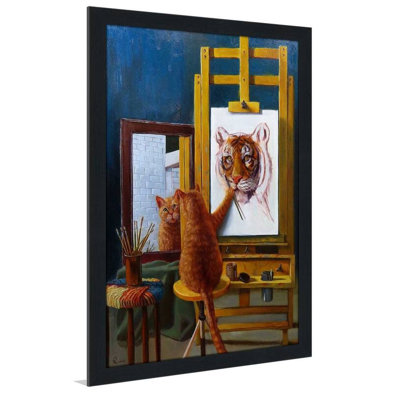 "Norman Catwell" by Lucia Heffernan Print on Acrylic
