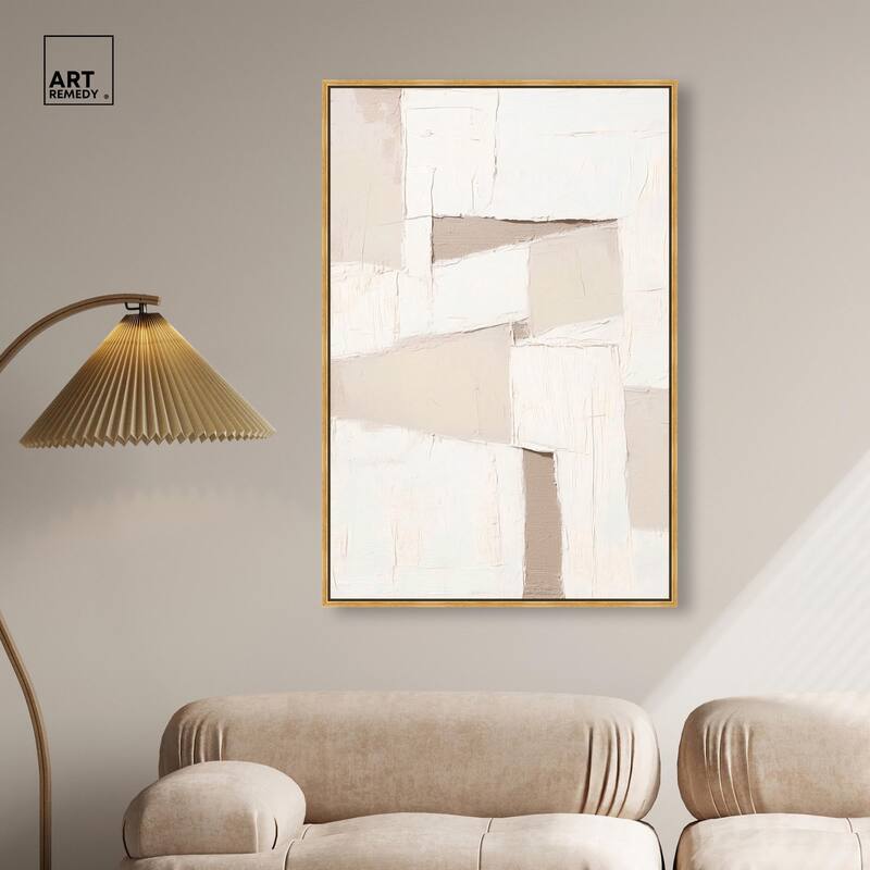Plastered Planes I Canvas by Art Remedy