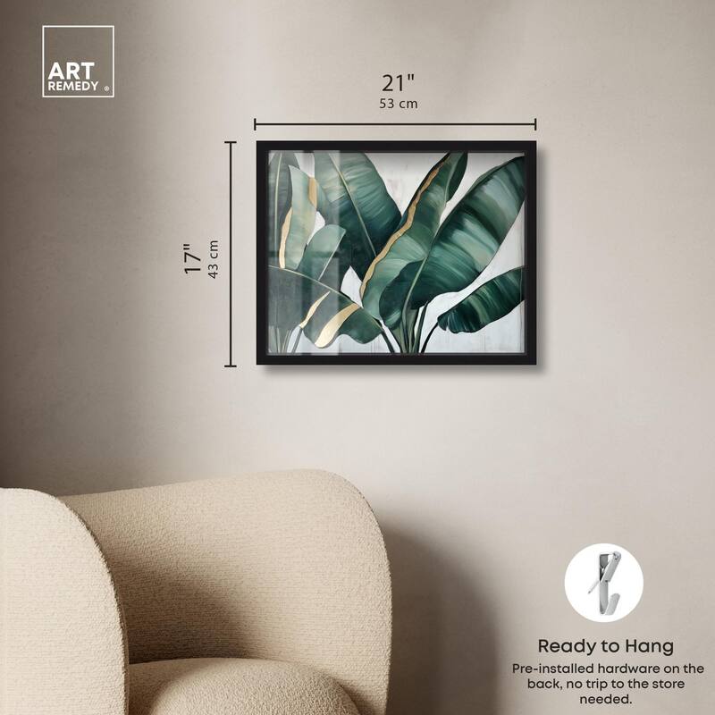 Jungle Jewel Jade I Shadowbox by Art Remedy