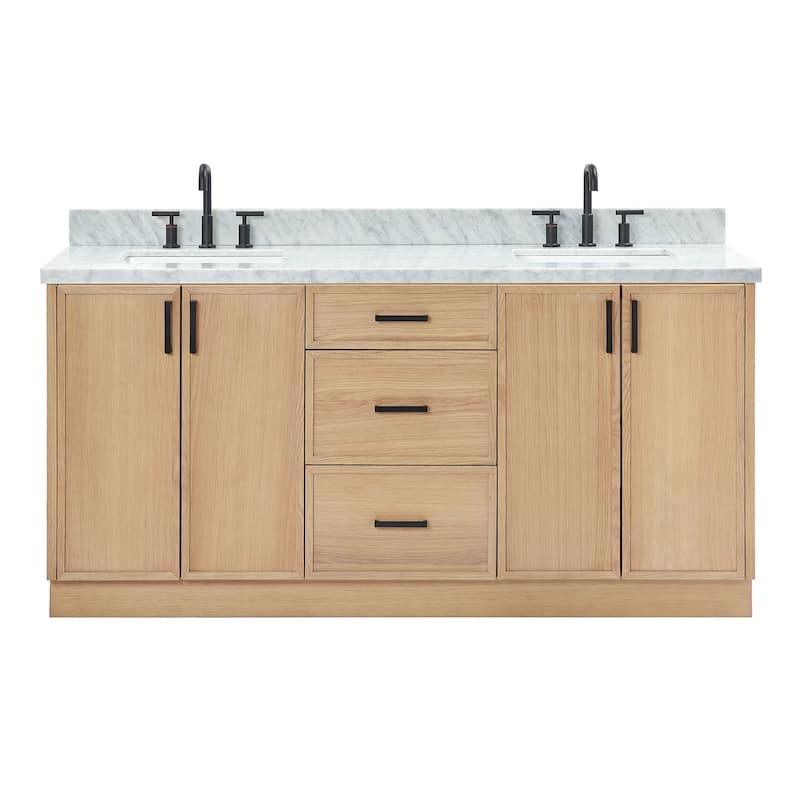 Ariel K73DCWRVO Kelly 73" Free Standing Double Basin Vanity Set with