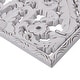 preview thumbnail 23 of 55, Madison Park Botanical Panel Distressed Carved Wood Wall Decor (Set of 2)