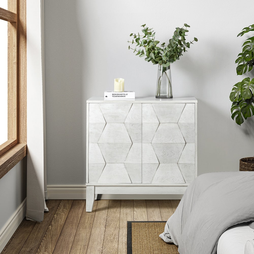 Martina Modern 2-door Ample Storage Cabinet With Adjustable Shelves By HULALA HOME