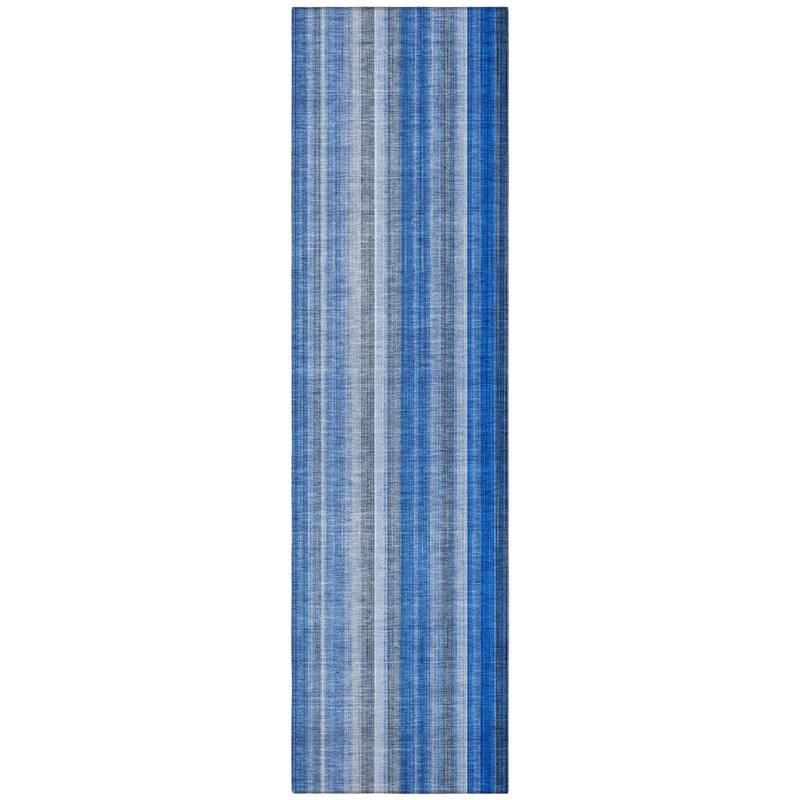 Elle Stripe Weather Resistant Timeless Fusion Outdoor Rug