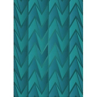 Ahgly Company Machine Washable Transitional Dark Turquoise Green Area ...