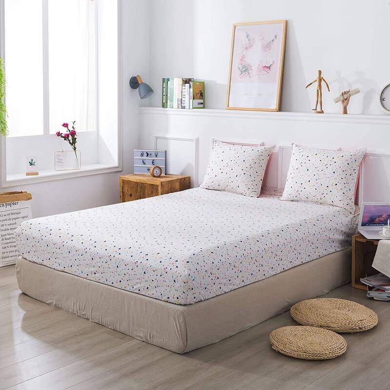 KASENTEX 5 or 7 Piece Bed in A Bag Microfiber Down Alternative Comforter Bedding Set with Sheets and Pillow Cases All Season