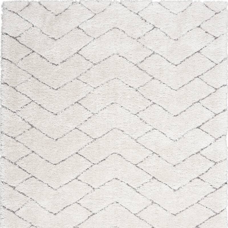 Cexoc Power Loomed Modern Stain Resistant Soft Area Rug By HomeRoots - 87' X '63' X '1.58