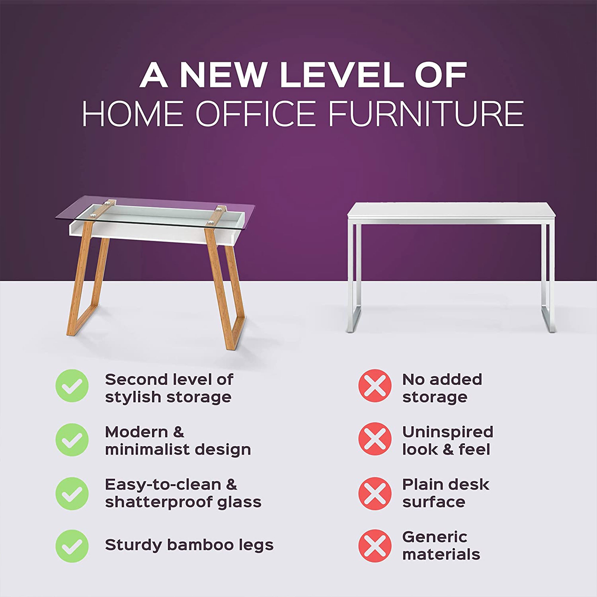 Bonvivo home office writing desk massimo 2025