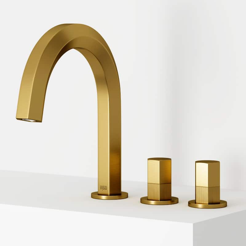 VIGO Hart 9" H 2-Handle Widespread Bathroom Faucet