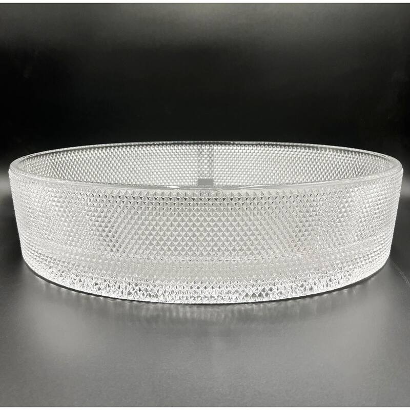 CastelloUSA Decorative 20" Oval Crystal Rectangle Glass Sink